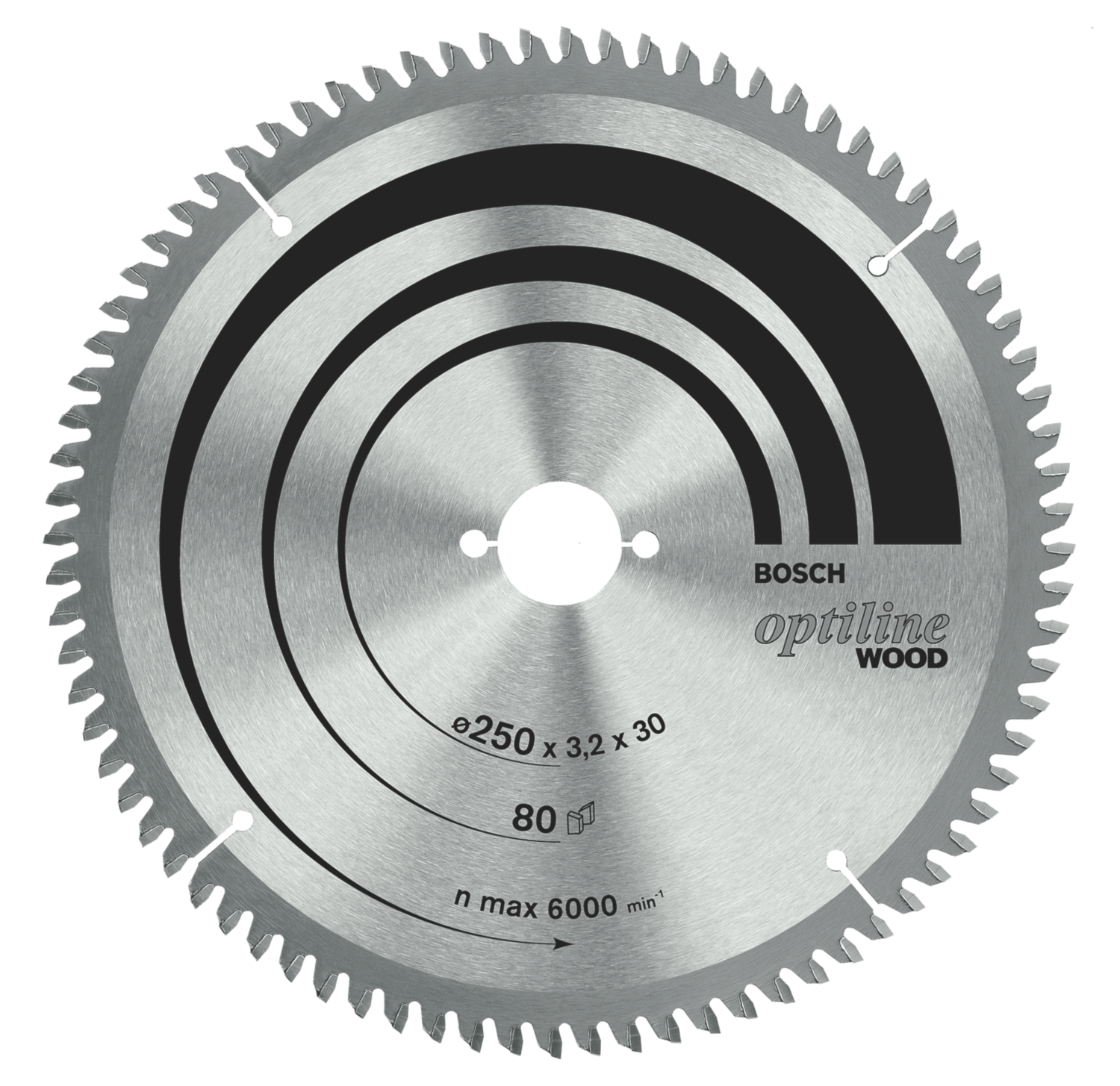 Lame de scie circulaire Optiline Wood - pour scie à onglet Bosch Professional