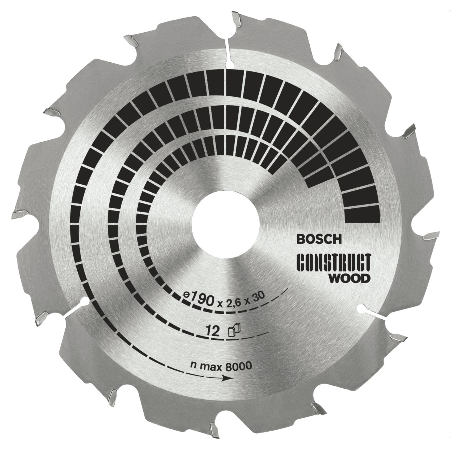 Lame Construct Wood pour scie circulaire portative Bosch Professional