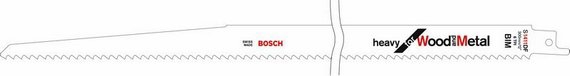 Lame de scie sabre Robuste pour bois et métal S 1411 DF Bosch Professional