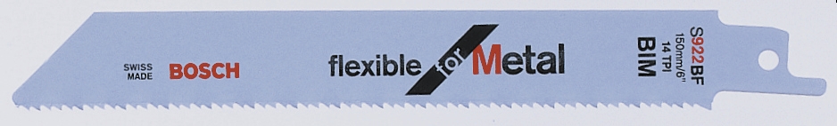 Lame de scie sabre Flexible pour métal S922 BF Bosch Professional