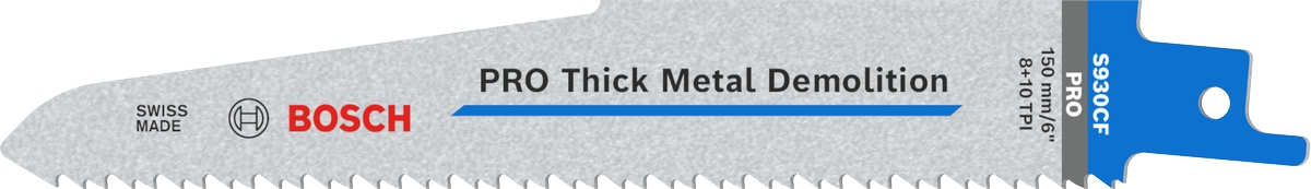 Lame de scie sabre Pro Thick Metal S930CF x 5