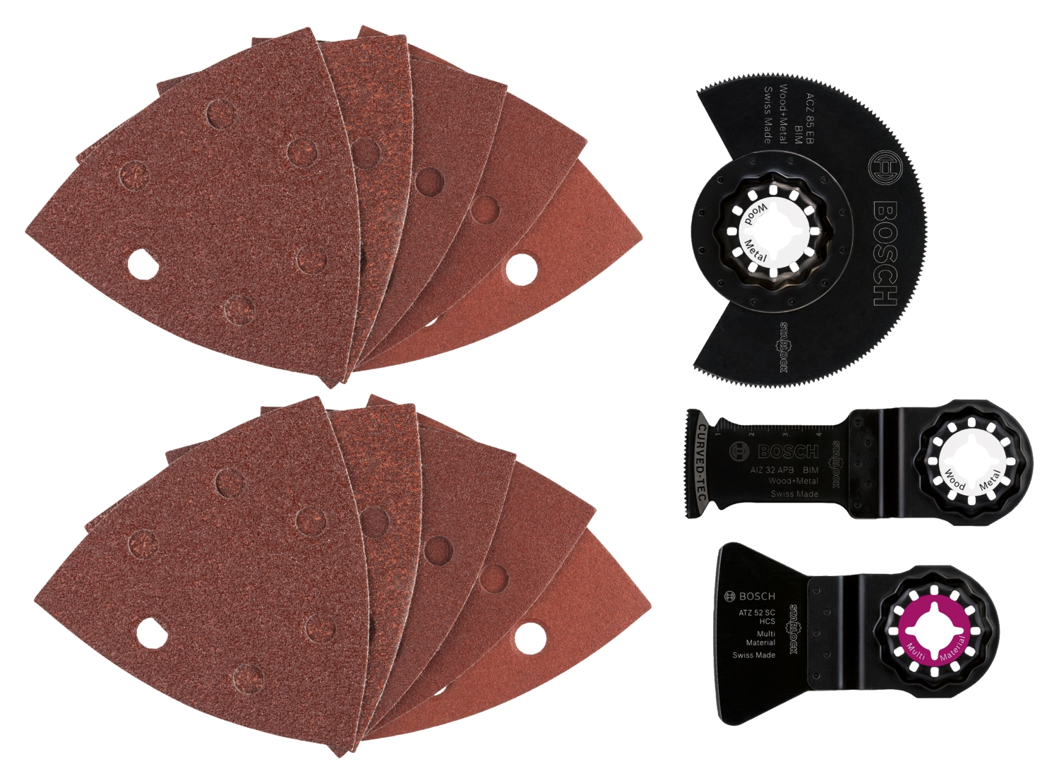  Set universel de 13 pièces pour découpeur ponceur 
