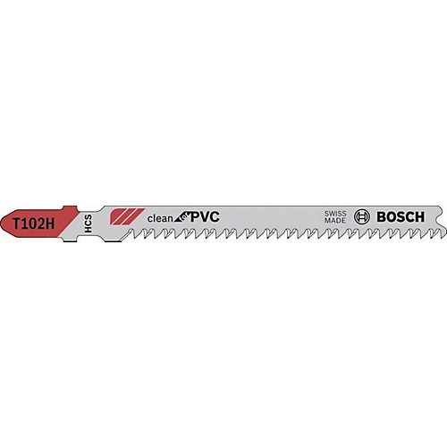 Lame de scie sauteuse Spéciale PVC T 102 H Bosch Professional