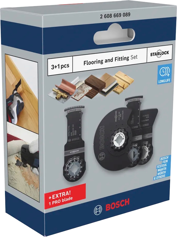 Lot de 4 lames Flooring and Fitting Bosch Professional