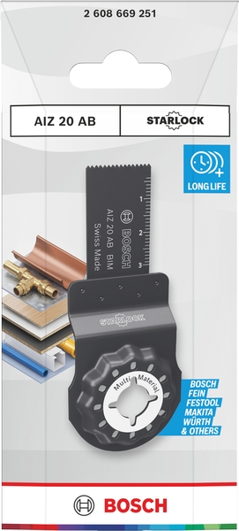 Lame pour coupe plongeante PRO AIZ 20 AB Bosch Professional