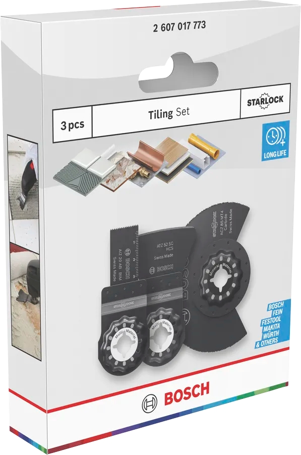 Lot de 3 lames Tiling pour carrelage Bosch Professional