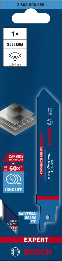 Lame Expert Thin Tough Metal S522 EHM Bosch Professional