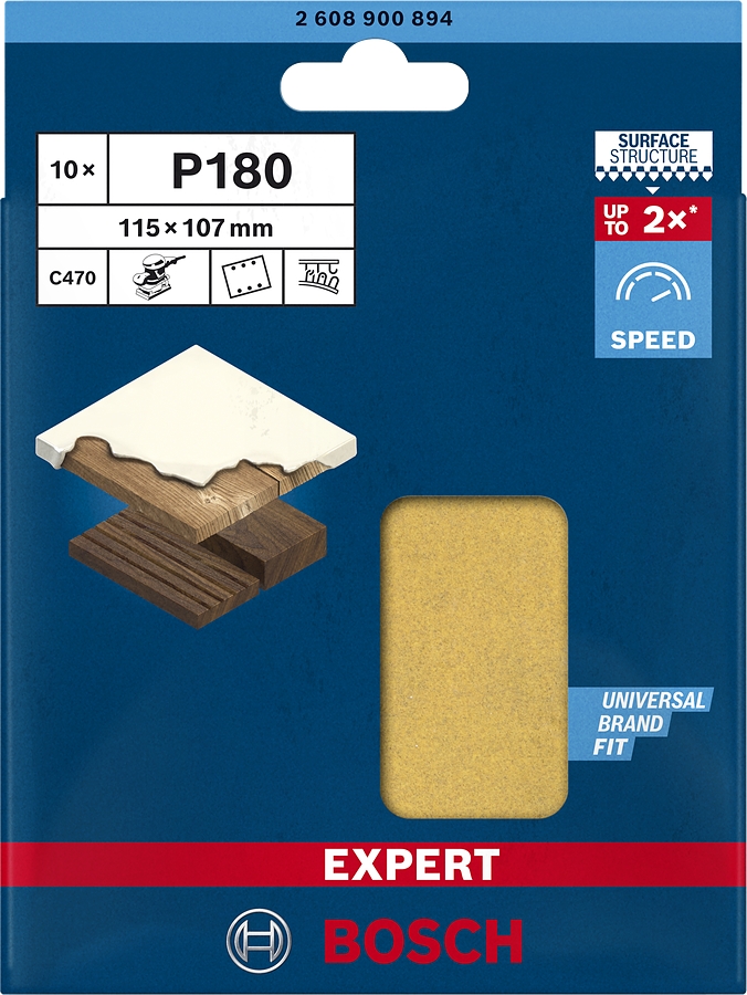 Feuilles abrasives Expert C470 Bosch Professional