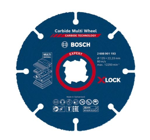  Disque à tronçonner Expert Carbide multi-matériaux X-LOCK 