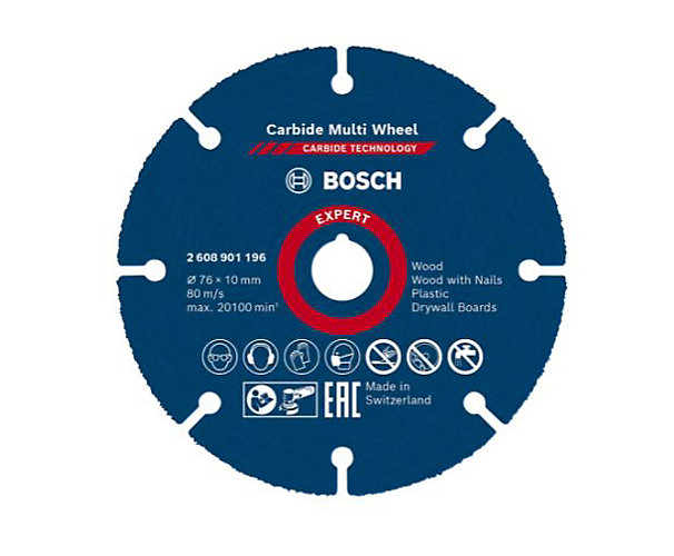 Disque à tronçonner Expert Carbide multi-matériaux Bosch Professional