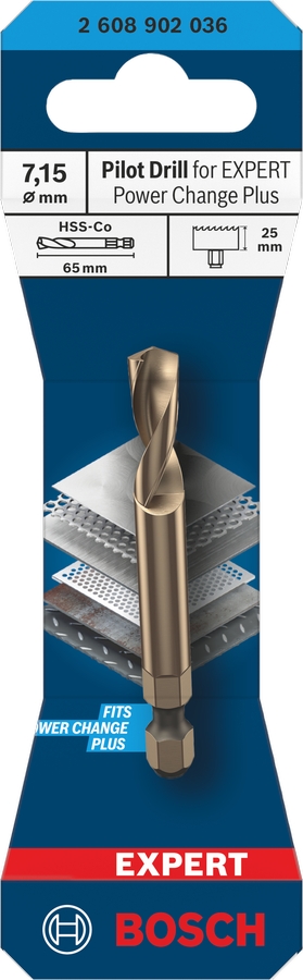 Foret de centrage hexagonale Coblat Diam 7,15 x l 65 mm Bosch Professional