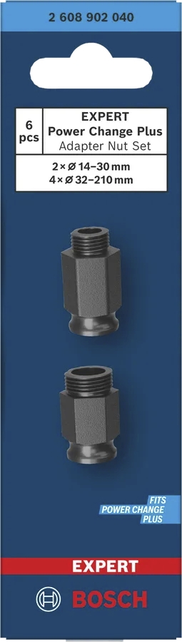 Coffret de 6 écrous adaptateurs Expert Power Change Plus Bosch Professional