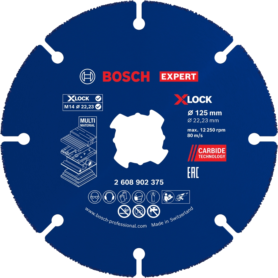 Disque abrasif à tronçonner carbure mulit-matériaux Diam 125 mm
