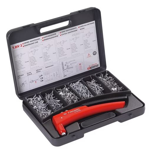 Coffret maintenance de 600 rivets aluminium Y.RIV3 Facom