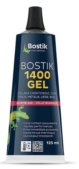 Tube de colle en gel polyvalente 125 ml Bostik