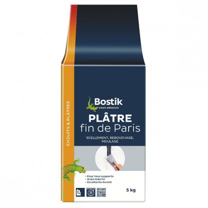 BOSTIK - Enduit lissage poudre 2,5kg - L'enduit de lissage poudre Bostik  permet d'obtenir une fi - Livraison gratuite dès 120€