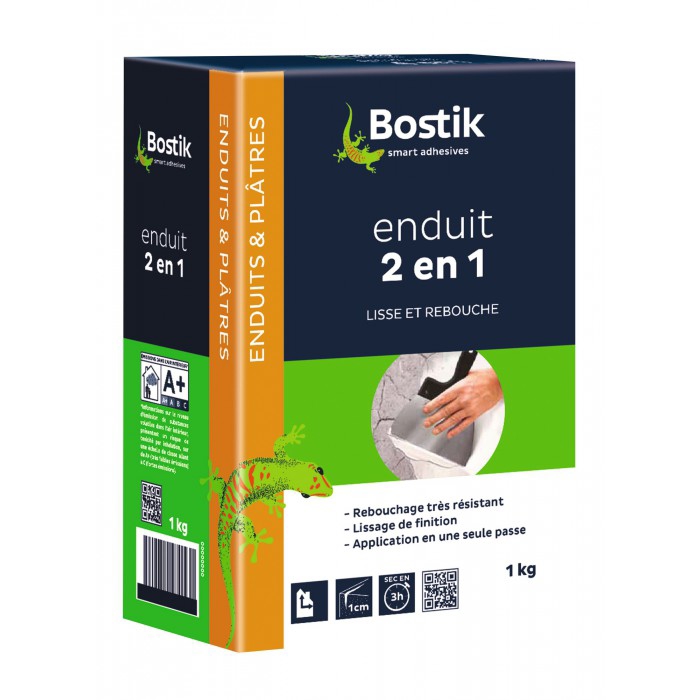 Enduit rebouchage lisse Bostik