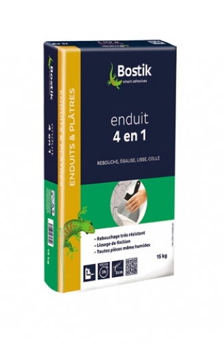 Enduit 4 en 1 Poudre - 15 kg Bostik
