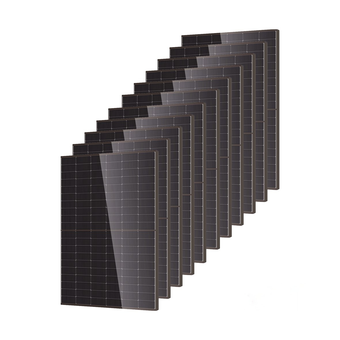 Lot de modules photovoltaïque bi-verre bi-facial TOPCon N-Type CN TB
