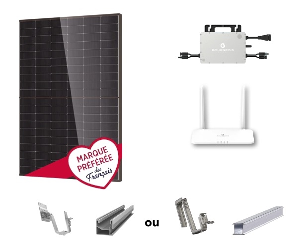 Kit photovoltaïque standard 3 kW et 6 kW tuile Bourgeois Global