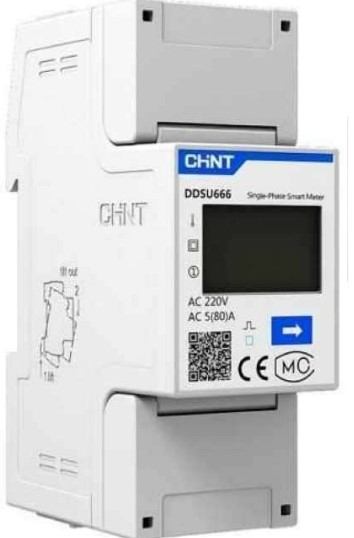 Compteur de consommation monophasé DDSU666 avec tore HMS DOBG1001
