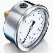 Manomètre sec raccord arrière boitier cylindrique inox série MIT3