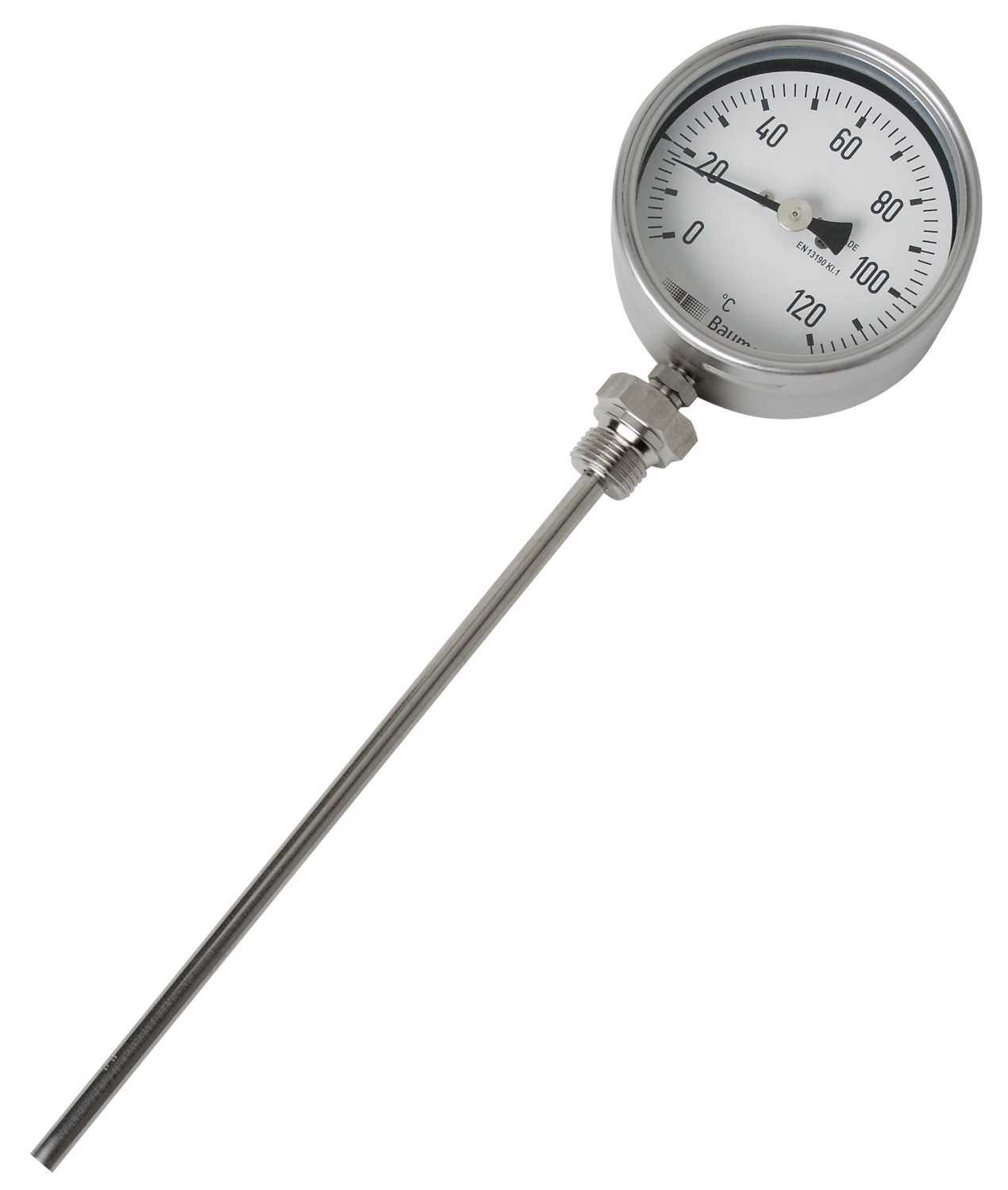Thermomètre diamètre 100 mm Baumer Bourdon