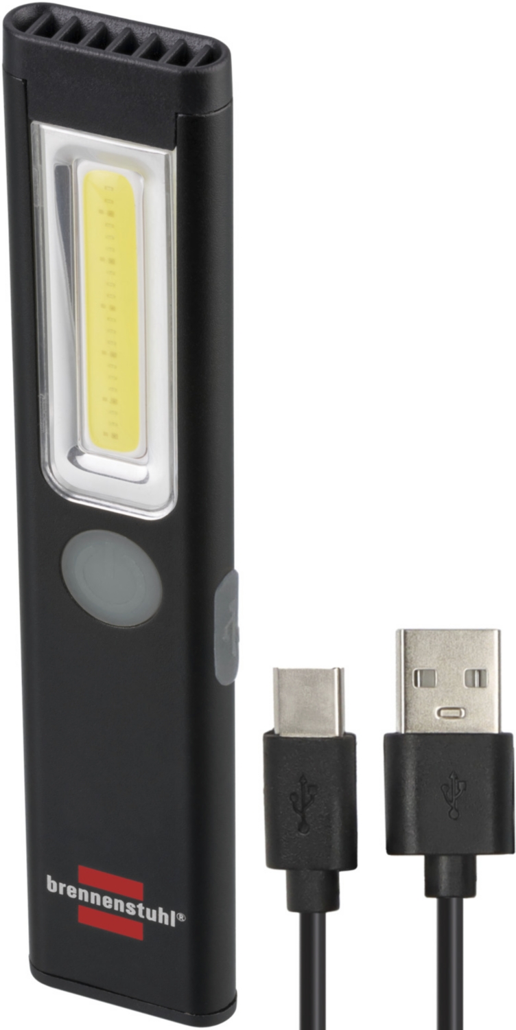 Lampe de poche LED PL 200 AC rechargeable 200lm, 10 p. dans un présentoir auto-v