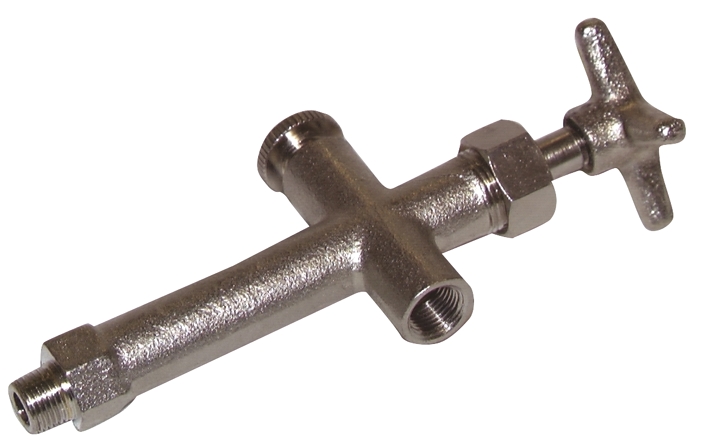 Robinet purgeur mano raccord femelle 1/8" x m 