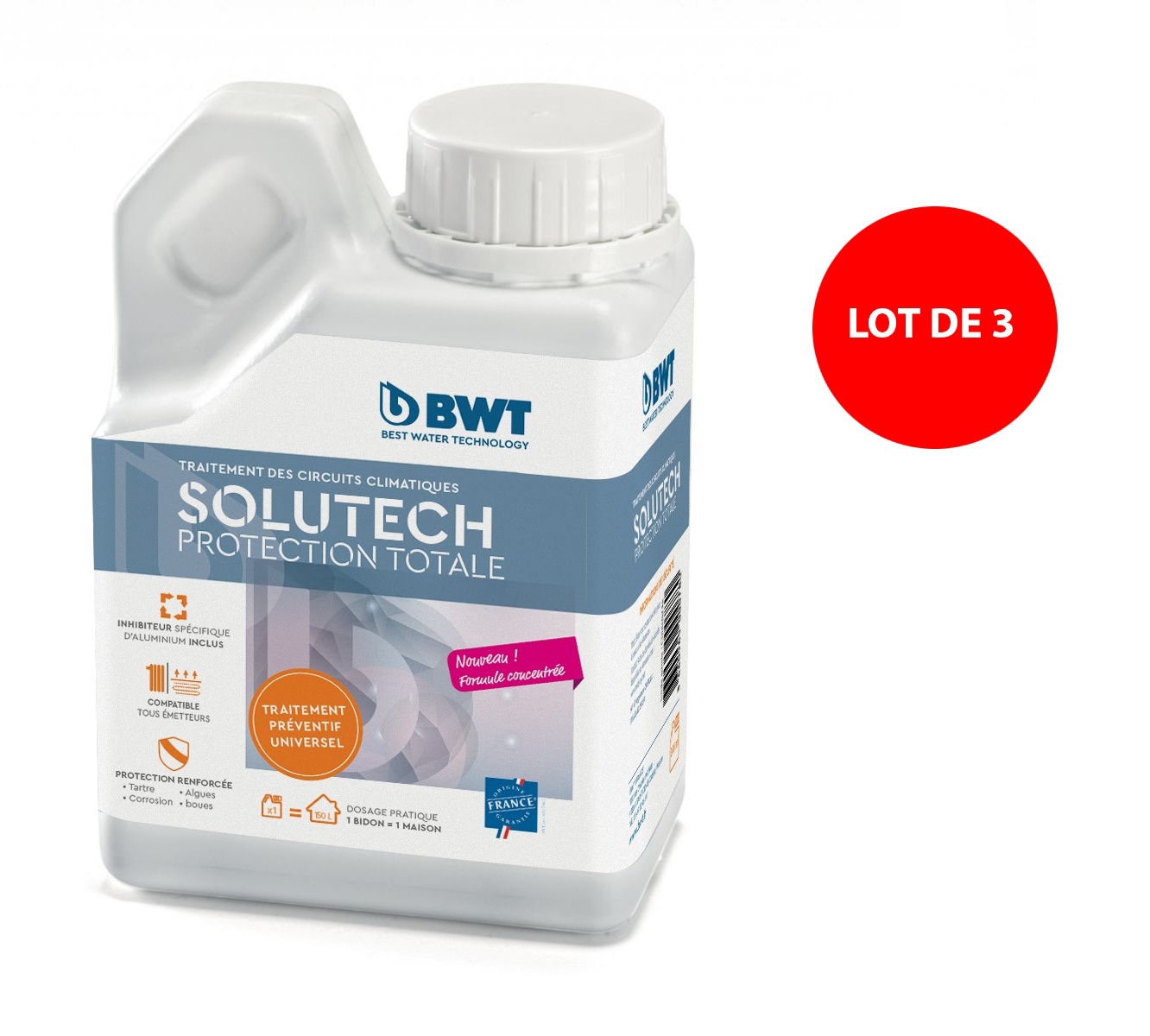 Lot de 3 protections réseau climatique SoluTECH BWT