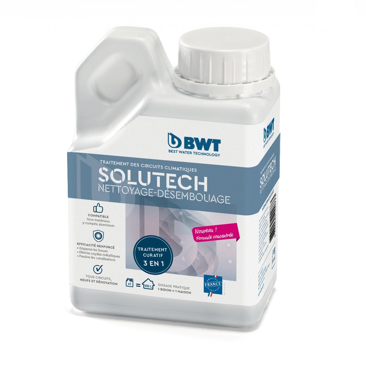 Nettoyage désembouage SoluTECH BWT