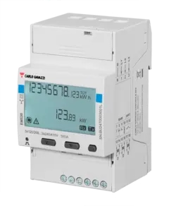 Analyseur d'énergie pour systèmes bi et triphasés EM530 Carlo Gavazzi