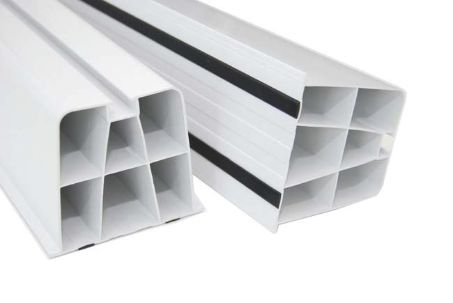 Support sol 450 mm Mountblock Eco - Blanc x 2 pièces 