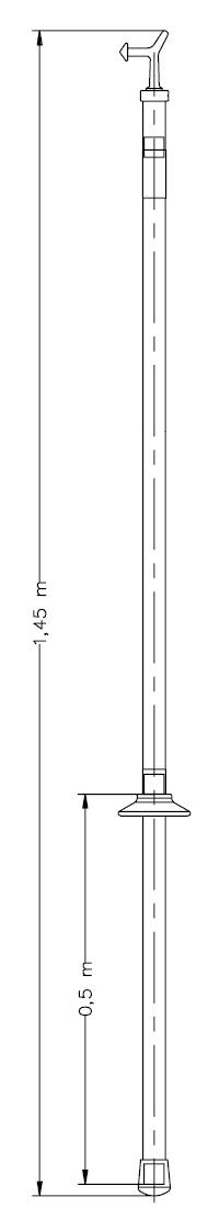 Perche de manoeuvre 45KV 1.45 M Catu