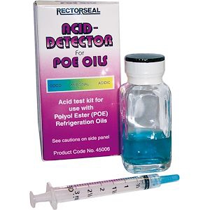 Détecteur d'acidité pour huile de synthèse
