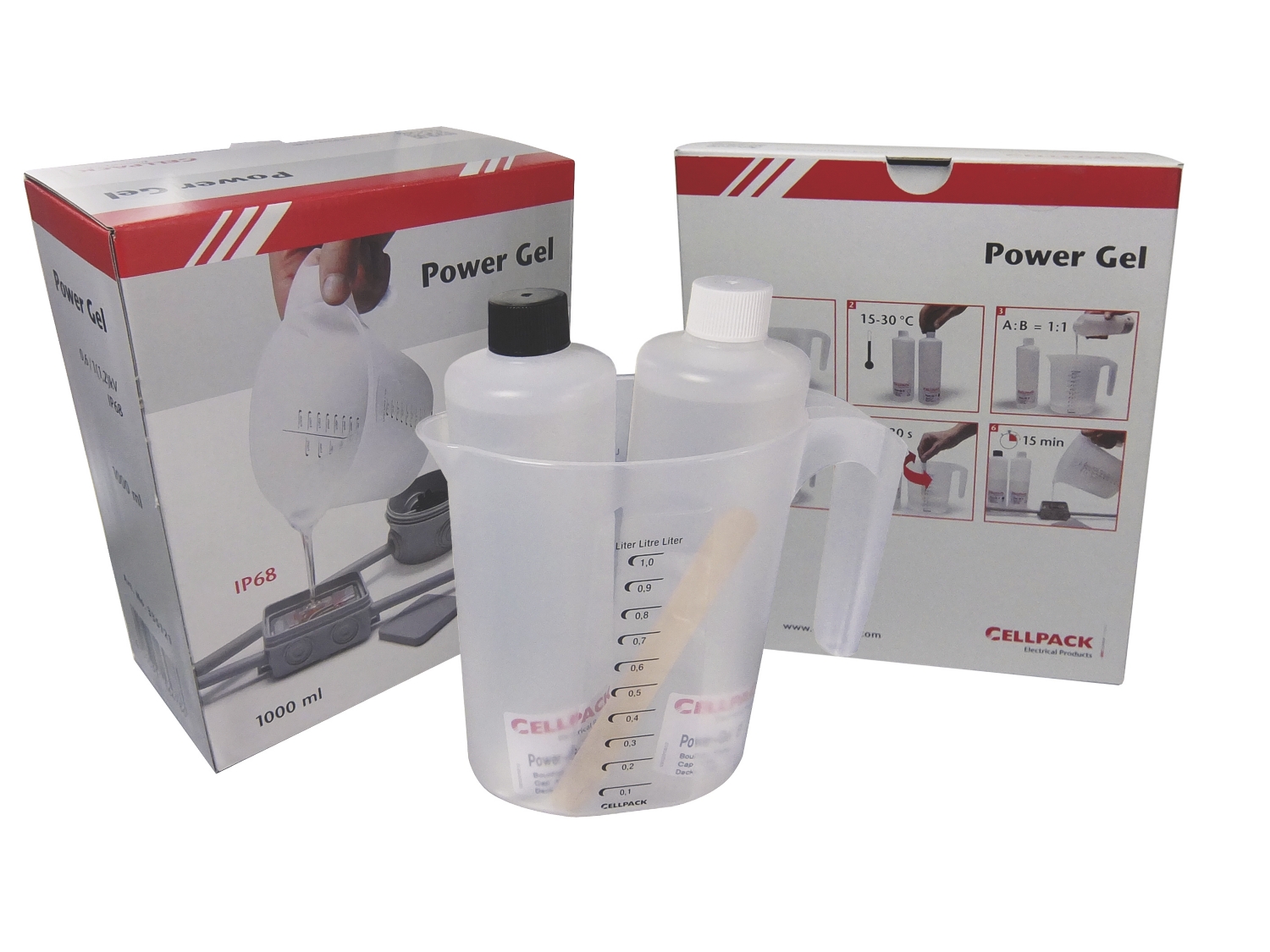 Gel bi-composant Power gel 1000 ml Cellpack