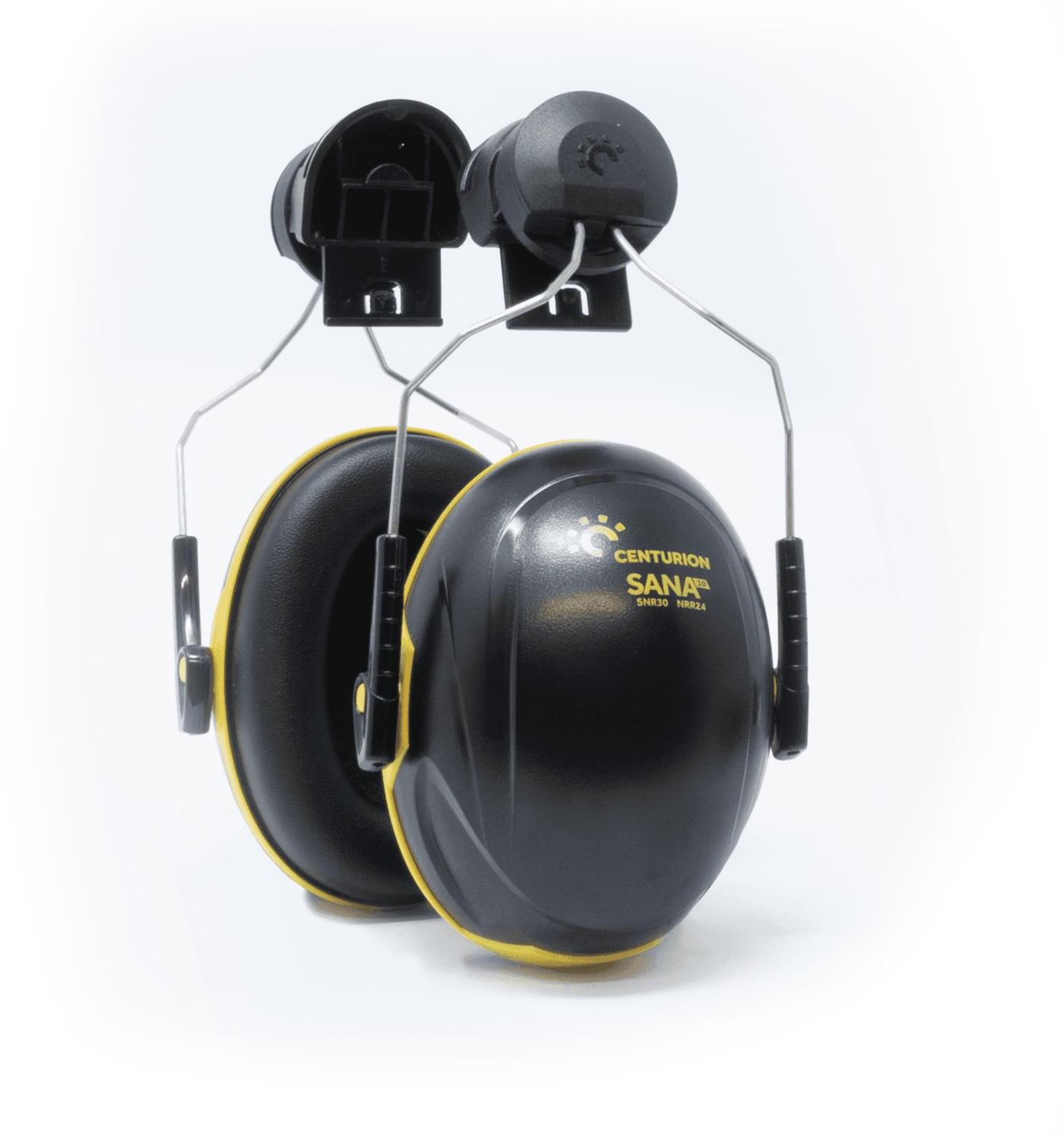 Coquilles antibruit Sana noir/jaune SNR 30 dB