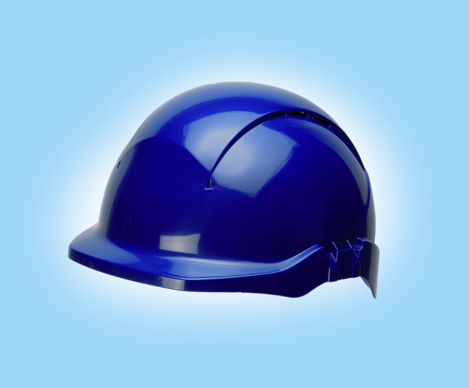 Casque Concept - Sans aération - Bleu Centurion