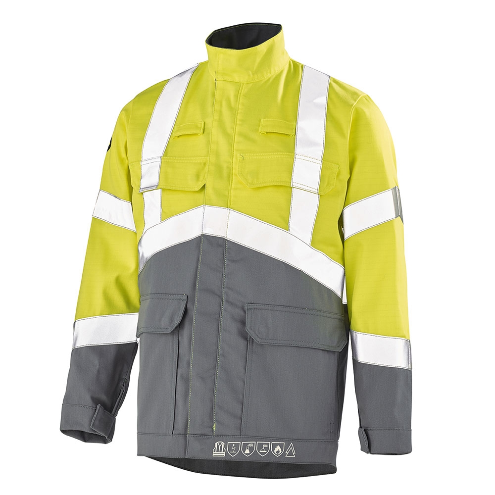 Blouson Silver Tech 260 HV - Jaune / Gris acier Cepovett