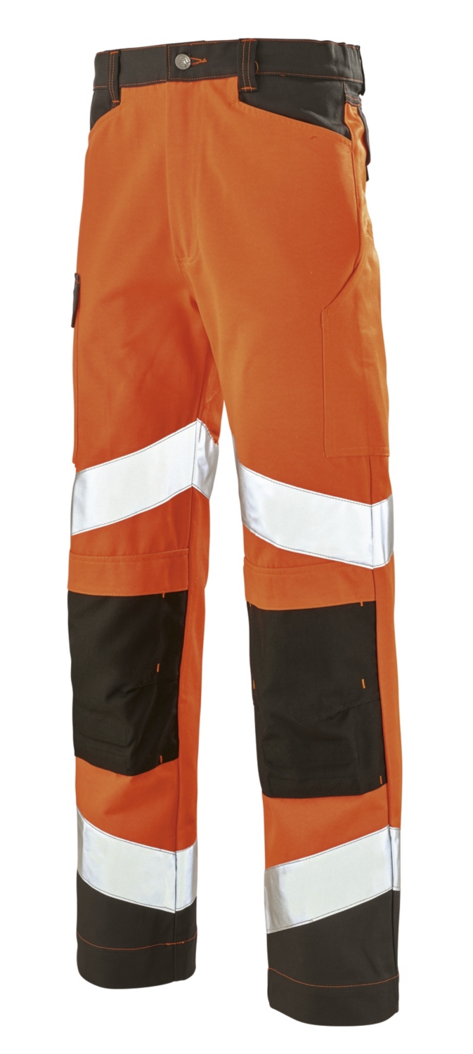 Pantalon Fluo Tech HV - Orange / Gris charcoal Cepovett