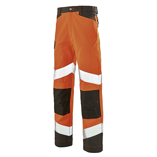 Pantalon Fluo Tech HV - Orange / Gris charcoal Cepovett