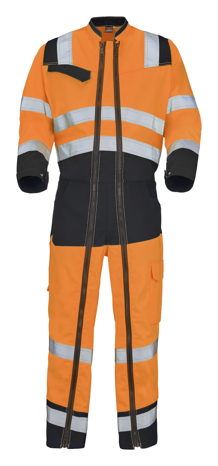 Combinaison Safe XP HV - Orange / Gris charcoal Cepovett