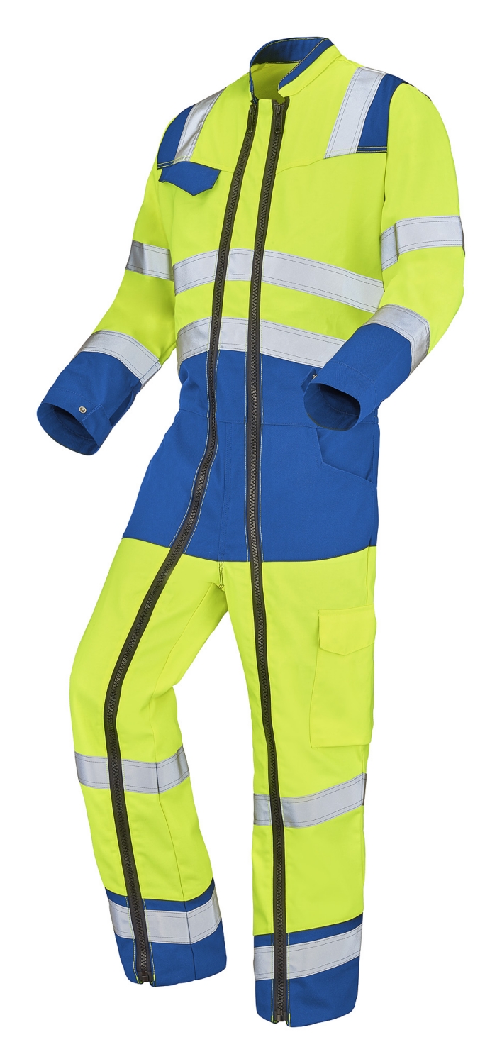 Combinaison Safe XP HV - Jaune / Bleu azur Cepovett