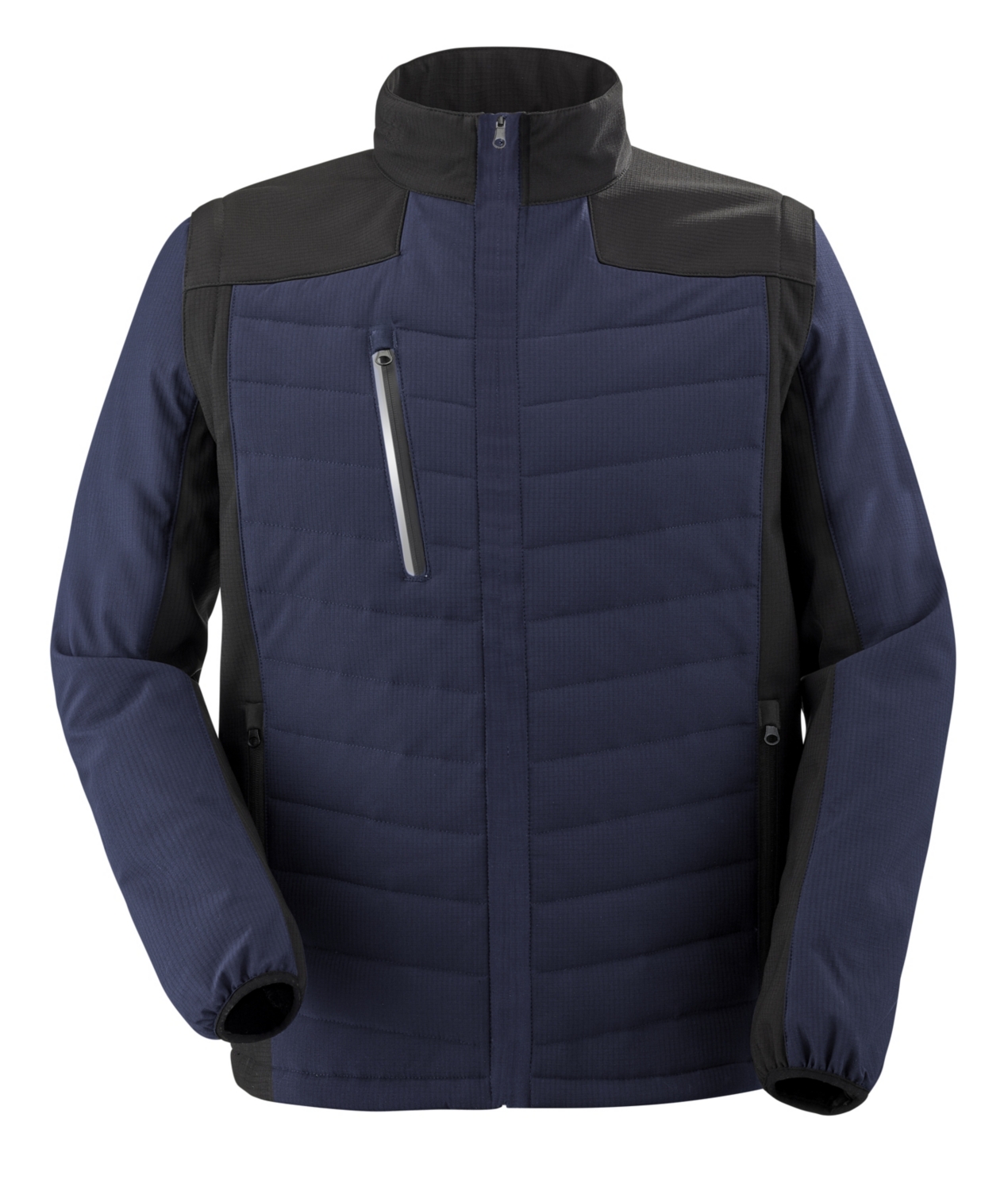  Veste hybride polyester PU mixte Modul'Wear Carpates marine / noir 