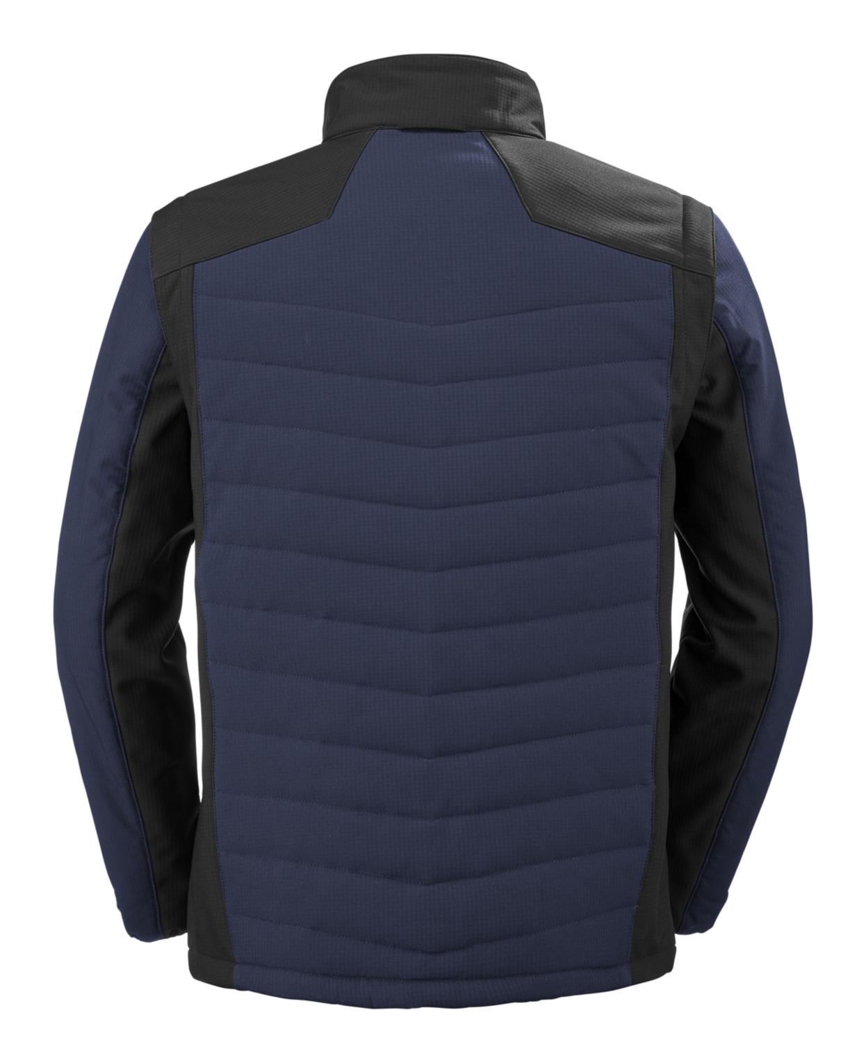 Veste hybride polyester PU mixte Modul'Wear Carpates marine / noir Cepovett