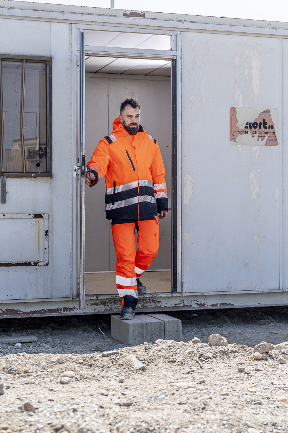 Parka Coque Erwin HV - Orange / Navy Cepovett