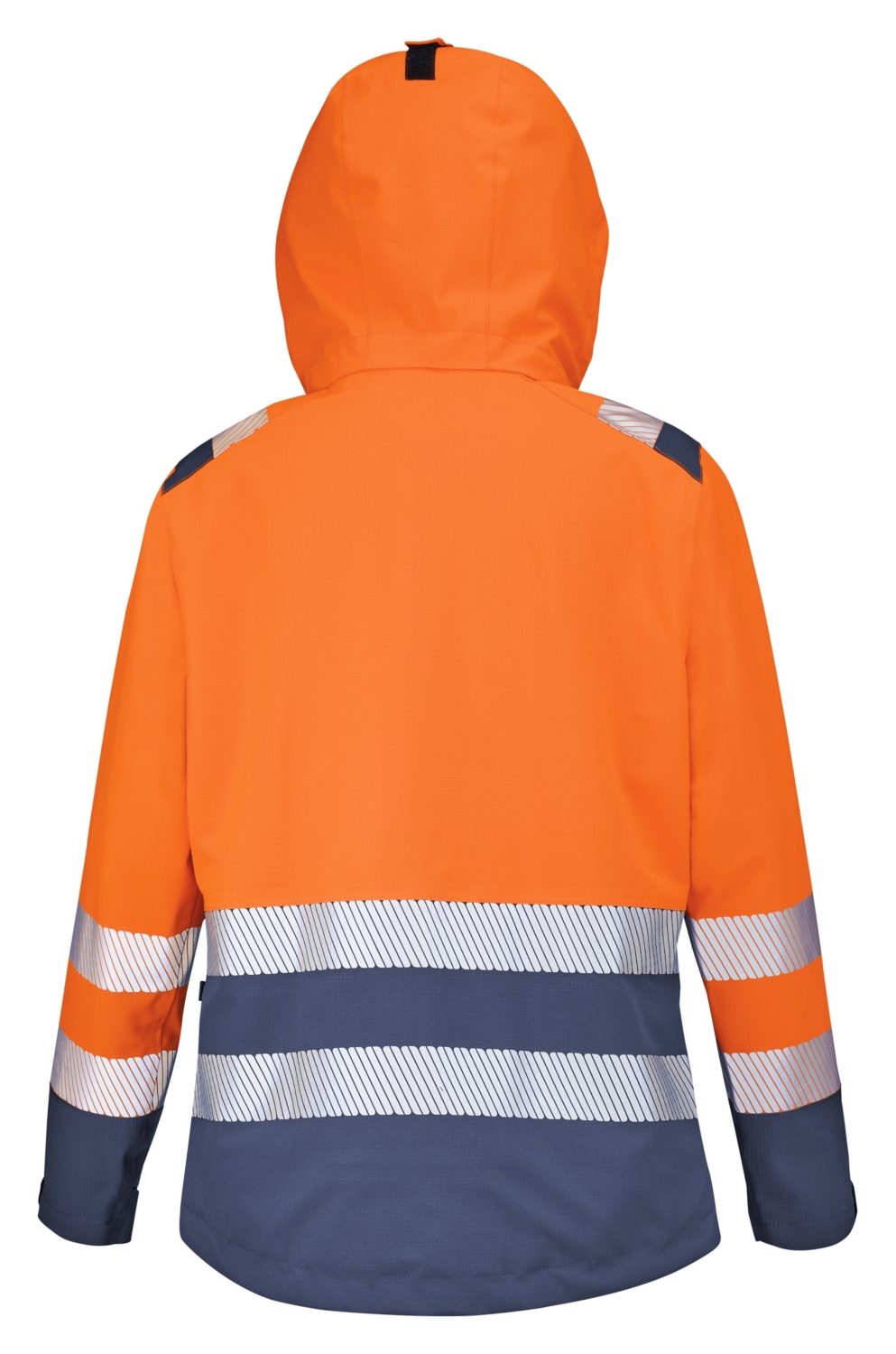 Parka coque HV polyester TPU femme Modul'Wear Irma orange / marine Cepovett