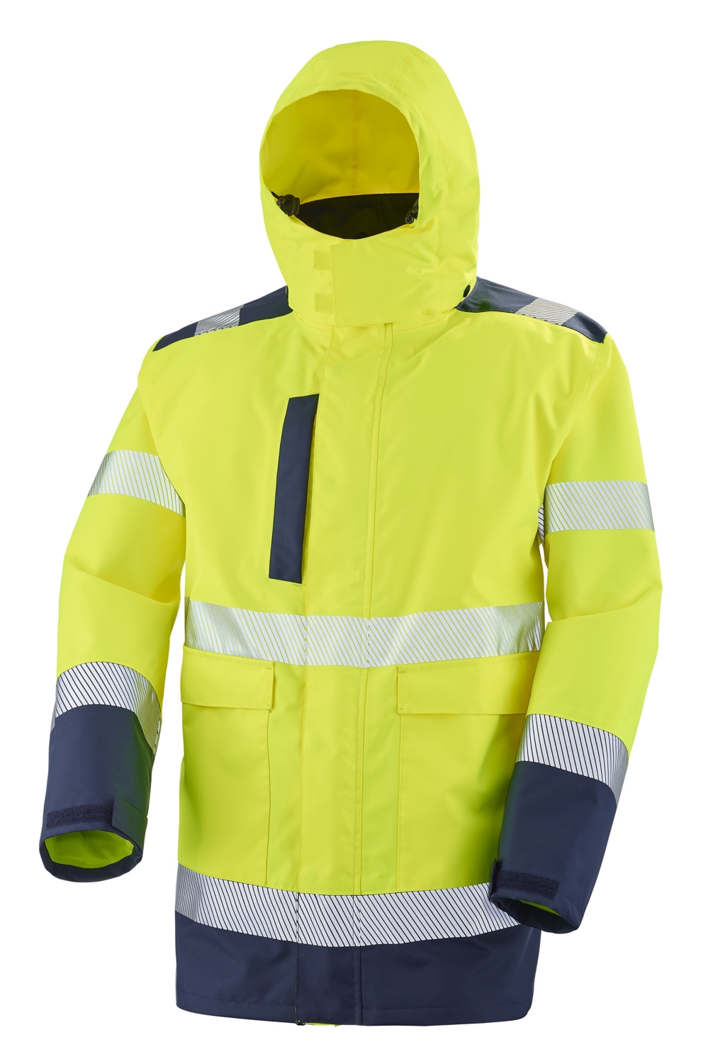 Parka 4 En 1 Matra HV - Jaune / Navy Cepovett