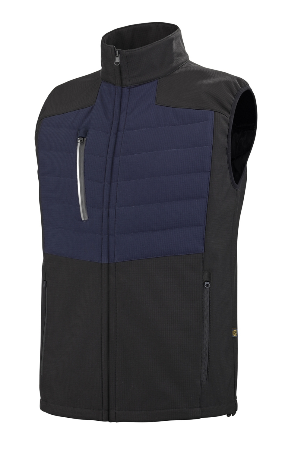Gilet matelassé polyester PU mixte Modul'Wear Pirin marine / noir Cepovett