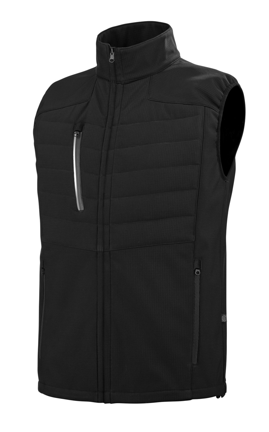 Gilet matelassé polyester PU mixte Modul'Wear Pirin noir 